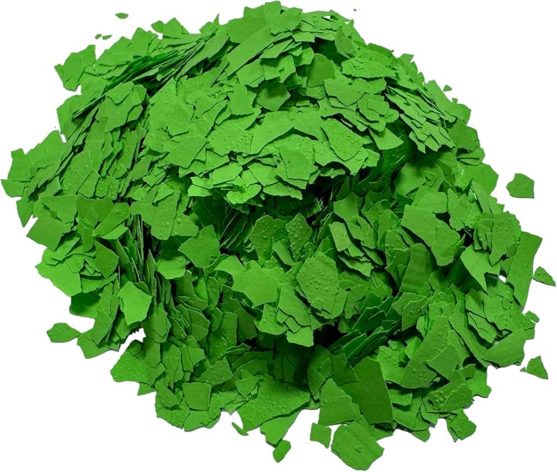 Epoxy FX Epoxy Flakes 1/4" (5 Pounds - Solid Colors) - Epoxy Floor Flakes/Garage Floor Flakes for Decorative Floors and Crafts (5102 Lime - Solid) - Image 2